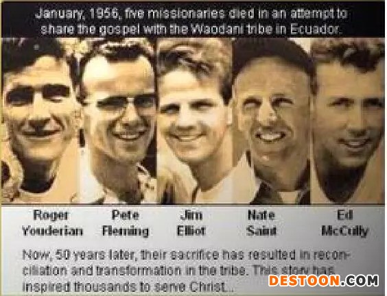 五名青年宣教士